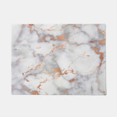 Sandakzente und Abstraktes Weiß-Muster Fußmatte (Vorderseite)