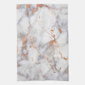 Sandakzente und Abstraktes Weiß-Muster Geschirrtuch (Vertikal)