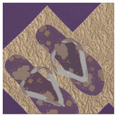 Sandal Dreh Flop Muster Stoff (Nahaufnahme)