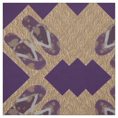 Sandal Dreh Flop Muster Stoff (Muster)