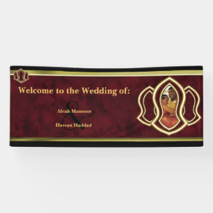 Sandale des Prophets - rotes Marmor-u. Banner