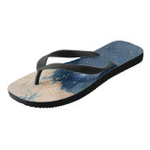 Sandalen am Strand (Schrägansicht)