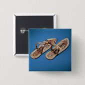 Sandalen, Grab von Tutankhamun, neues Königreich Button (Vorne & Hinten)