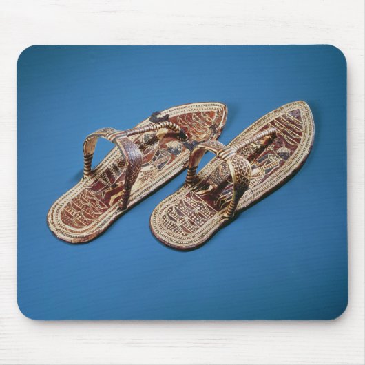Sandalen, Grab von Tutankhamun, neues Königreich Mousepad (Vorne)
