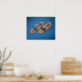 Sandalen, Grab von Tutankhamun, NeuKönigreich Poster (Küche)