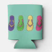 Sandalen Muster Dosenkühler (Rückseite)