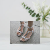 Sandalen Postkarte (Stehend Vorderseite)