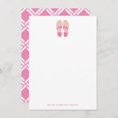 Sandals Personalisiert Notecard Feiertagskarte (Vorne/Hinten)