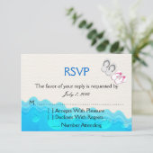 Sandals Wedding RSVP (Stehend Vorderseite)