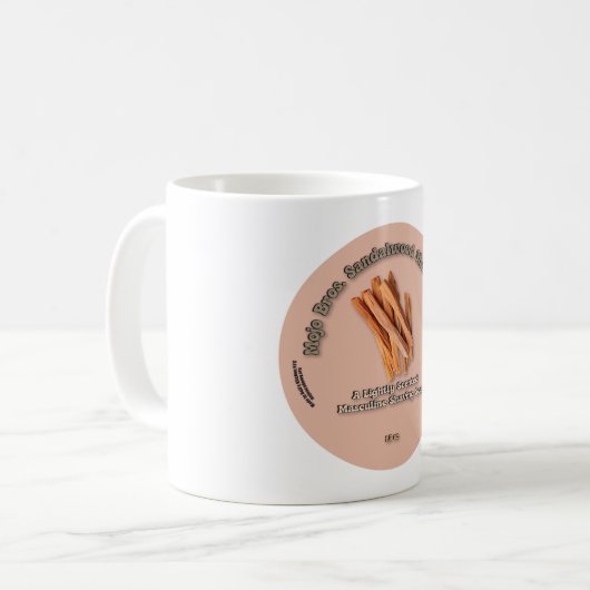 Sandalwood Shaving Soap Mug Kaffeetasse (Vorderseite Links)