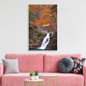 Sandankyo Wasserfall im Herbst Leinwanddruck (Insitu (Wohnzimmer))
