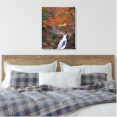Sandankyo Wasserfall im Herbst Leinwanddruck (Insitu (Schlafzimmer))