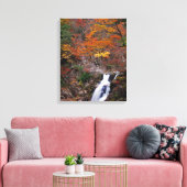 Sandankyo Wasserfall im Herbst Leinwanddruck (Insitu (Wohnzimmer))
