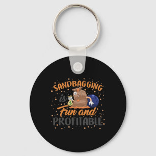 Sandbagger Bowling Sandbagger Funny Money Team Ki Schlüsselanhänger