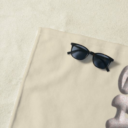 Sandbagger-Creme Strandtuch (Beispiel)