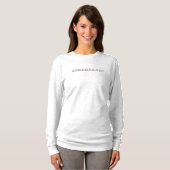 Sandbagger Frauen Langarmshirt T-Shirt (Vorne ganz)