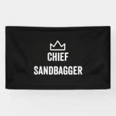 Sandbagger Golf Meme Bjj Schach Sandbag Banner (Horizontal)
