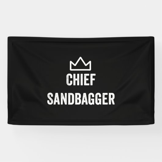 Sandbagger Golf Meme Bjj Schach Sandbag Banner (Horizontal)