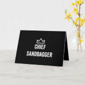 Sandbagger Golf Meme Bjj Schach Sandbag Karte (Gelbe Blume)