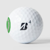 Sandbagger green Bridgestone e6 Golfbälle 3 Stk. (Logo)