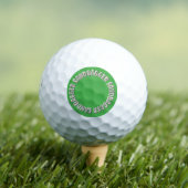 Sandbagger green Bridgestone e6 Golfbälle 3 Stk. (Insitu T-Shirt)