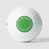 Sandbagger green Srixon Soft Feel Golf Bälle 3 pk (Vorderseite)