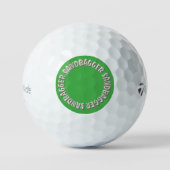 Sandbagger green Taylor Made TP5 Golfbälle 3 pk (Vorderseite)