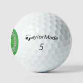 Sandbagger green Taylor Made TP5 Golfbälle 3 pk (Logo)