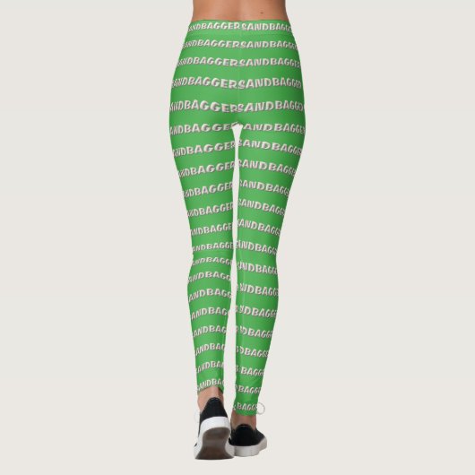 Sandbagger grüne Leggings (Rückseite)
