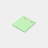 Sandbagger-Grüne Notizblöcke Post-it Klebezettel (angewinkelt)