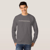 Sandbagger Herren dunkelgrau Langarmshirt T-Shirt (Vorne ganz)