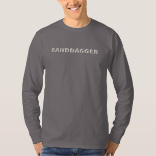 Sandbagger Herren dunkelgrau Langarmshirt T-Shirt