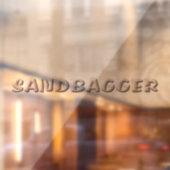Sandbagger sehen durch den Frontstick Fensteraufkleber (Blatt 2)