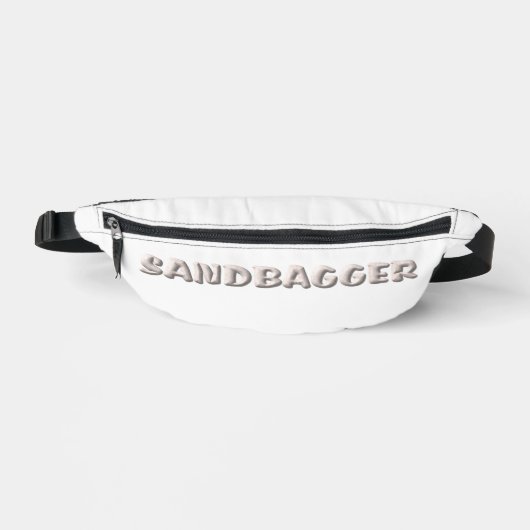 Sandbagger White Fanny Pack Bauchtasche (Vorderseite)