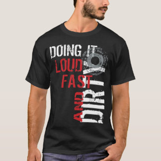 Sandbahn, die Kleid läuft T-Shirt