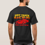 Sandbahn laufendes B T-Shirt (Rückseite)