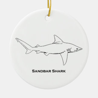 Sandbank-Haifisch Keramikornament