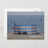 SandBanks Beach Postkarte (Vorne/Hinten)