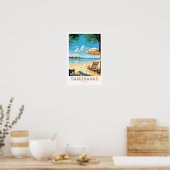 Sandbanks England Travel Print Poster (Küche)