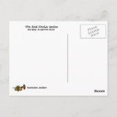 Sandbar Postkarte (Rückseite)