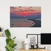 Sandbar Sunset Poster (Heimbüro)