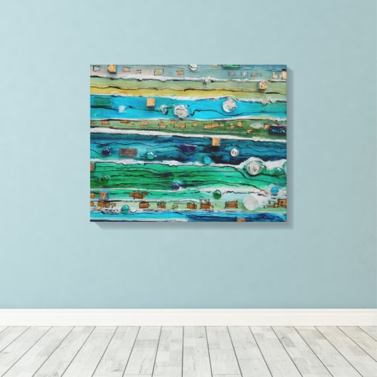 Sandbars, Ft. DeSoto Leinwanddruck (Insitu (Holzboden))