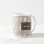 SandBecher - mich Supermama zu personalisieren Kaffeetasse (VorderseiteRechts)