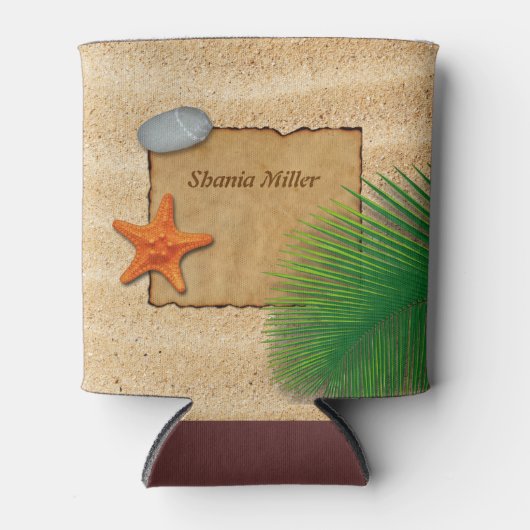 Sandbelag - Abkühlung Dosenkühler (Vorderseite)