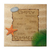 Sandbelag - Keramik Fliese (Vorderseite)