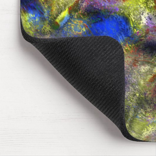 Sandblasted-gelb-rote Farbe auf Baumwolle Mousepad (Ecke)