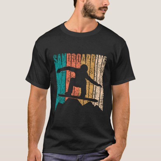 Sandboard Sandboarder Sand T-Shirt (Vorderseite)