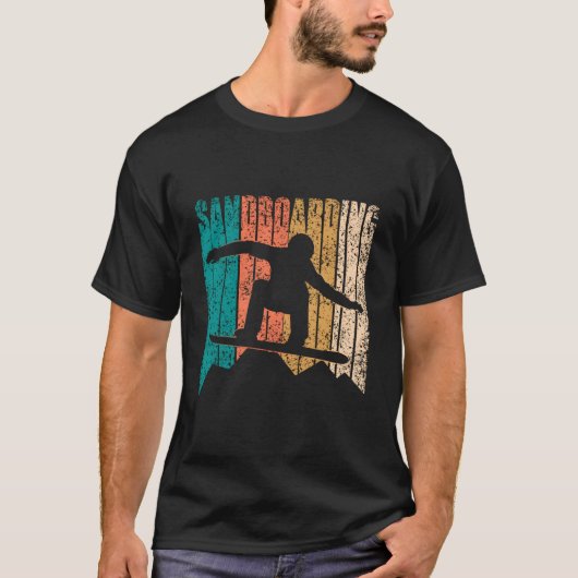 Sandboarding Sandboard Sandboarder Sand T-Shirt (Vorderseite)