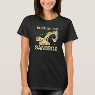 Sandbox-Boss Baggerfahrer Schweres-Geräte-Bediener T-Shirt