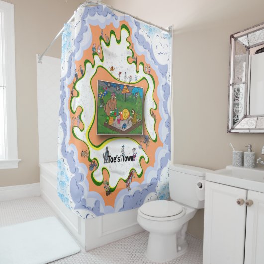 Sandbox Kids | Muttertag Duschvorhang (Beispiel)